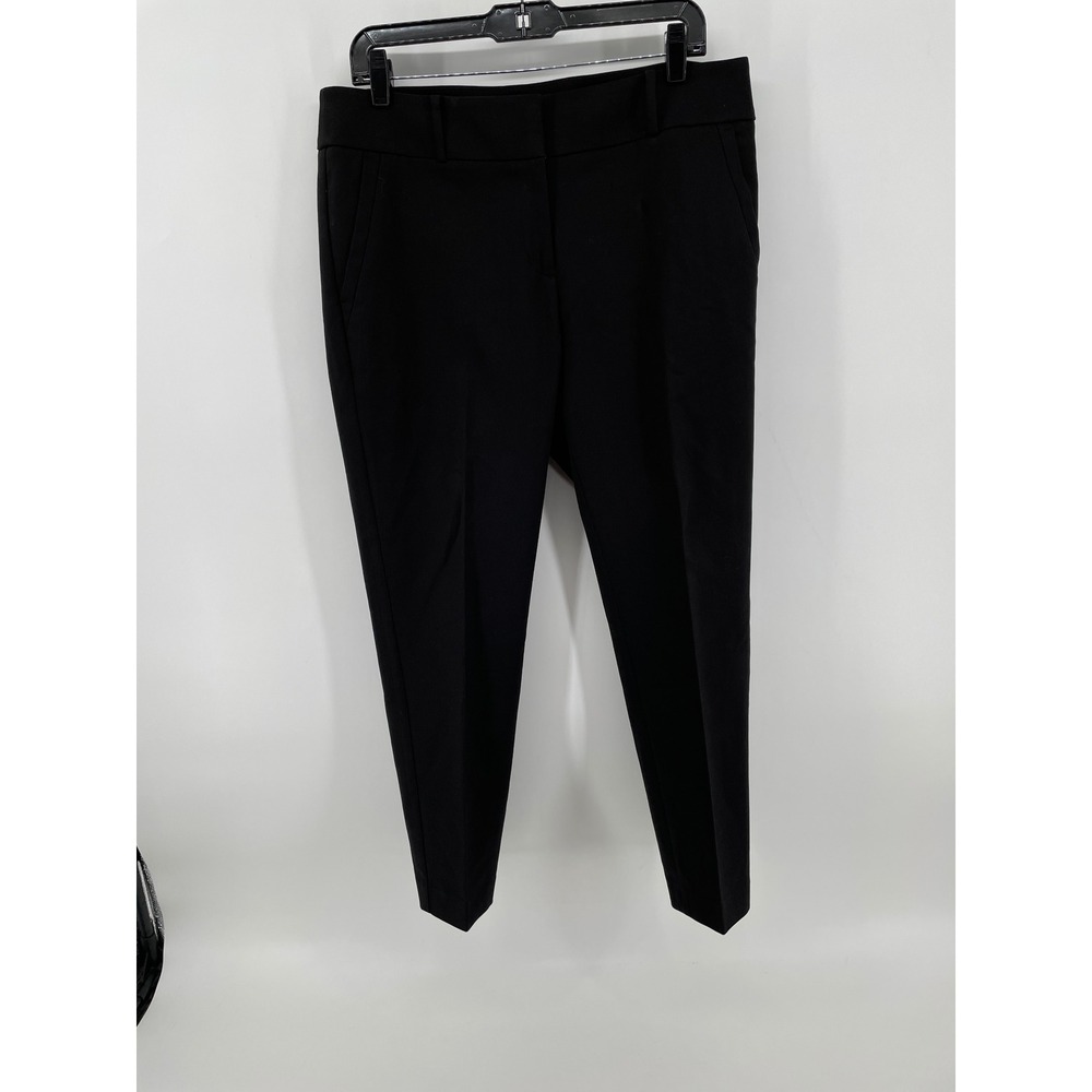 Ann‎ Taylor LOFT Julie Skinny Pants Womens 10 Black Stretch Trousers Office